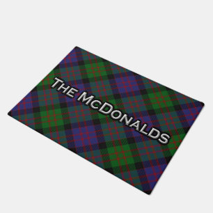 ClanMcDonald MacDonald Tartan-Fußmatte Fußmatte