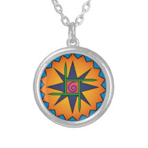 Clann Bhride Argent Plaque Collier 3/4" Charme