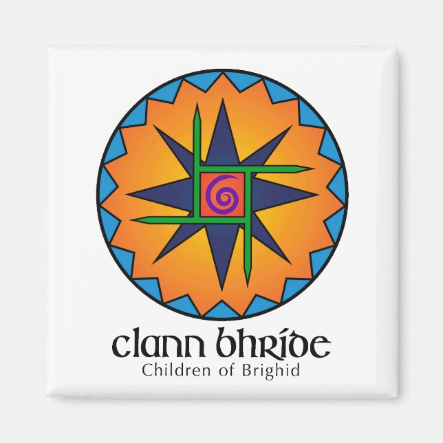 Clann Bhride Carré Magnet (Devant)