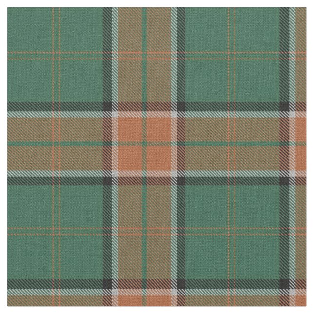 ClanPollockschottischer Tartan-kariertes Gewebe Stoff (Nahaufnahme)