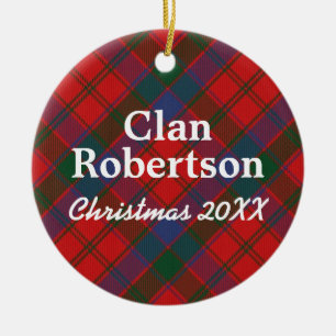 ClanRobertson Donnachaidh ScottishTartan Keramik Ornament