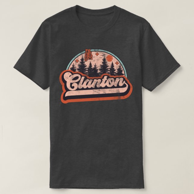 Clanton, Alabama T-Shirt (Design vorne)
