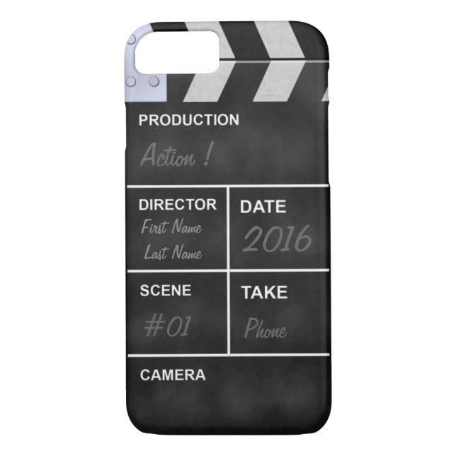 clapperboard Kino Case-Mate iPhone Hülle (Rückseite)