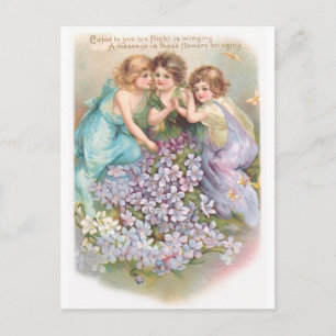 Clapsaddle: Bezaubernde Feen Postkarte