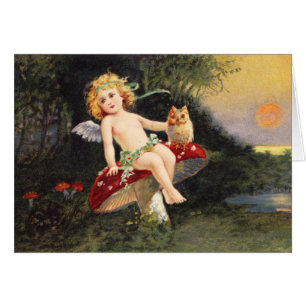 Clapsaddle : Petit ange sur le champignon