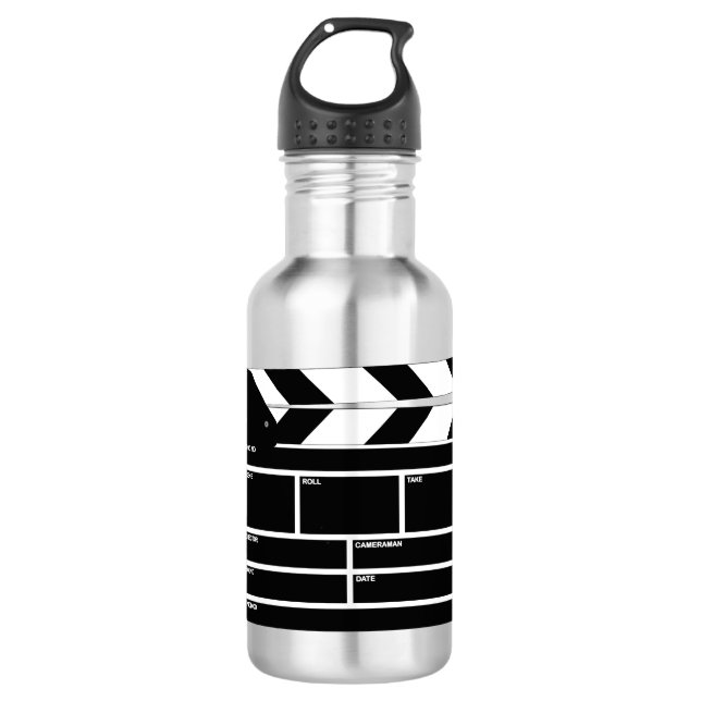 Claqueta Edelstahlflasche (Vorderseite)