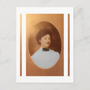 Clara "Claire" Sage Talla Johnson 1909 Postkarte
