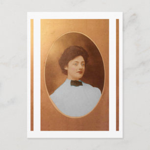 Clara "Claire" Sage Talla Johnson 1909 Postkarte