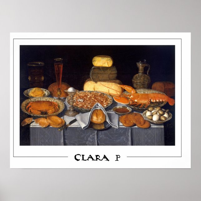 Clara Peeters Zedign Poster d'art #44 (Devant)