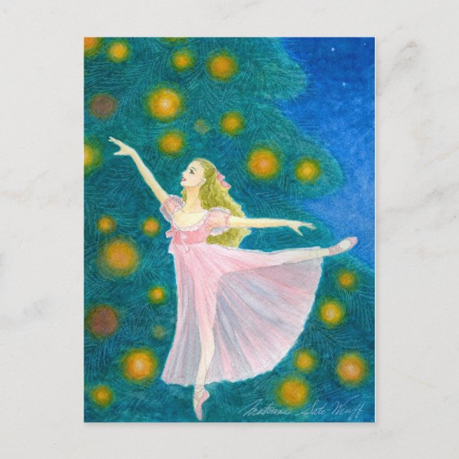 Clara Postcard (anpassbar) Postkarte (Vorderseite)