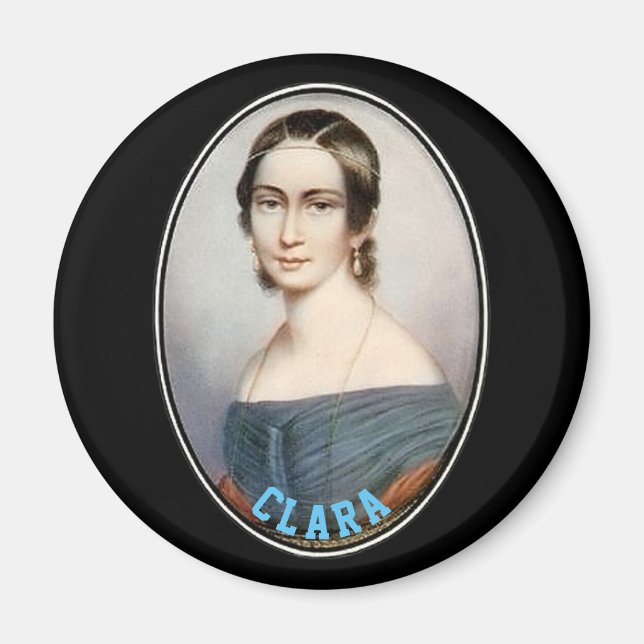 Clara Schumann (1838) Magnet (Vorne)