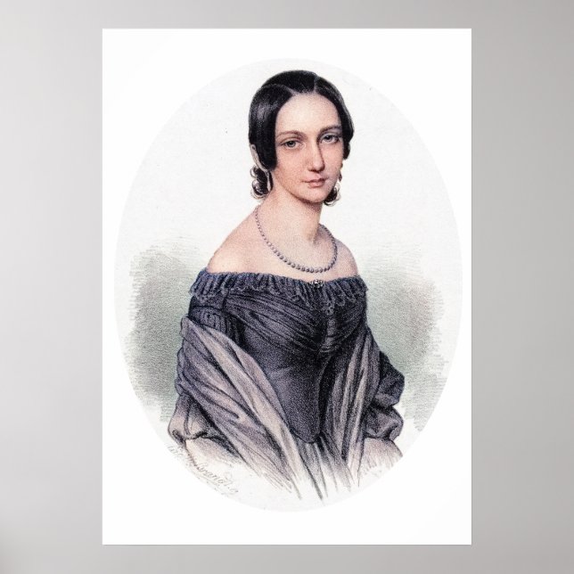 Clara Schumann - Pianist und Komponist Poster (Vorne)