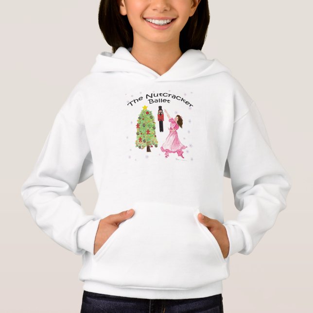 Clara und das Nussknacker-Ballett-Weihnachten Hoodie (Vorderseite)