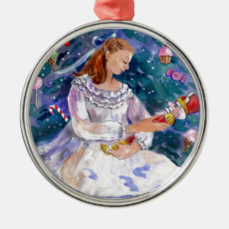 Clara und der Nussknacker Silbernes Ornament