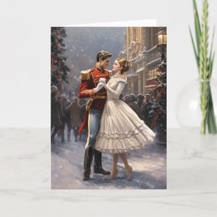 Clara und Nutcracker Vintag Ballet Weihnachten