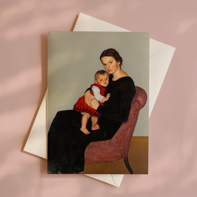 Cläre Maillard mit Tochter | Willi Maillard Karte (Von Creator hochgeladen)