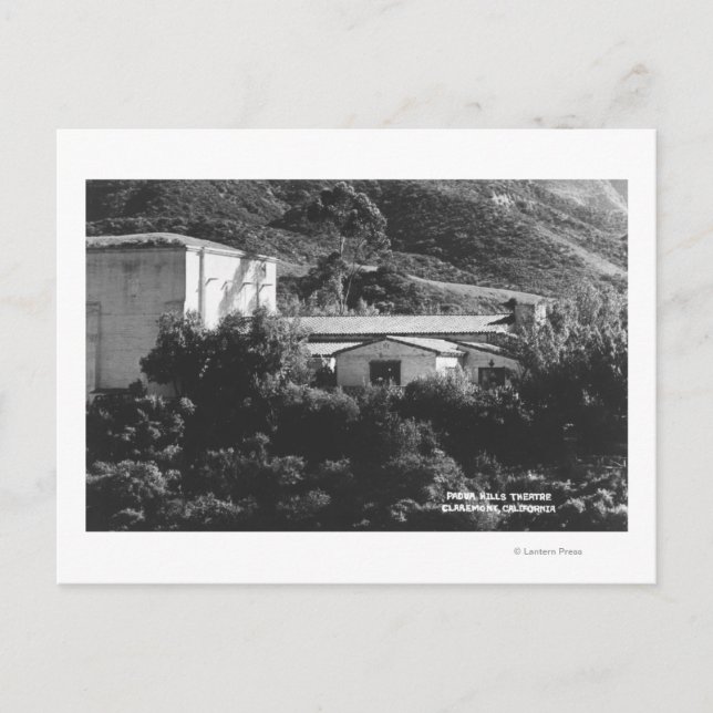 Claremont, California View of Padua Hills Theater Postkarte (Vorderseite)