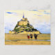 Clarence Gagnon art, Mont-Saint Michel, Morning Postkarte (Vorderseite)