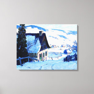 Clarence Gagnon - Bauernhof Leinwanddruck