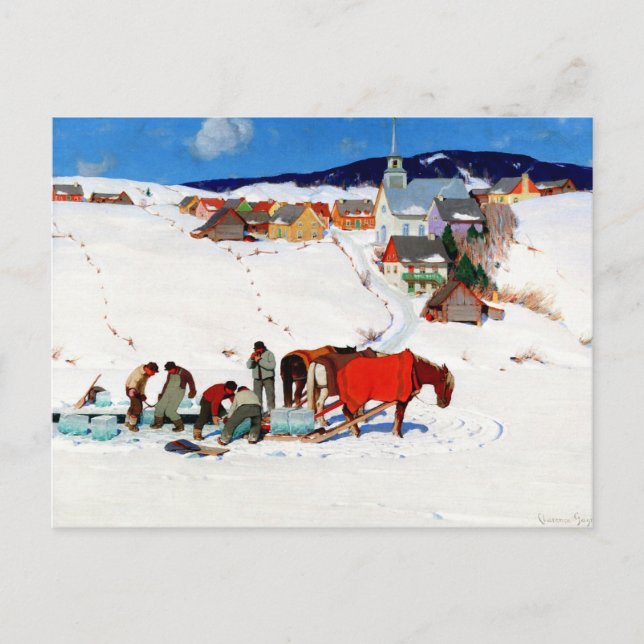 Clarence Gagnon - Carte Postale De La Récolte De G (Devant)