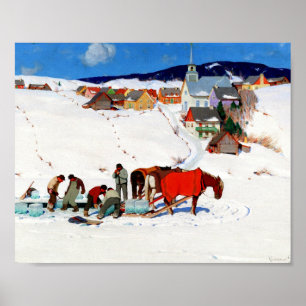 Clarence Gagnon - Die Eisernte Poster