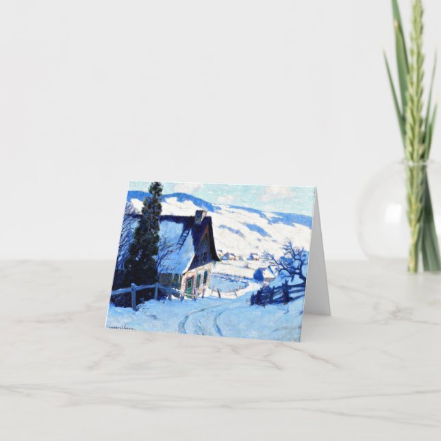 Clarence Gagnon - Farm Greiner Card Dankeskarte (Vorderseite)