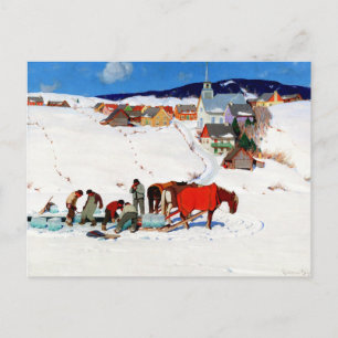 Clarence Gagnon - La Carte Postale De La Récolte D