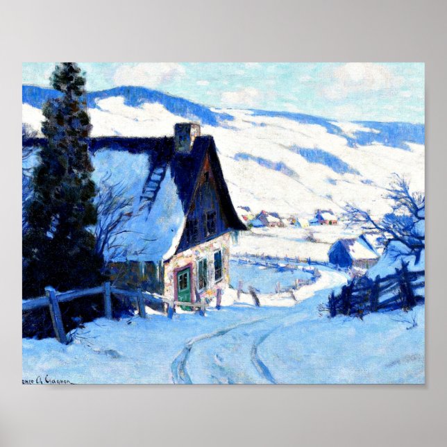 Clarence Gagnon - landwirtschaftlicher Betrieb Poster (Vorne)