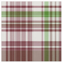 Claret, Green Preppy Madras Style Kariert Sz6 Stoff