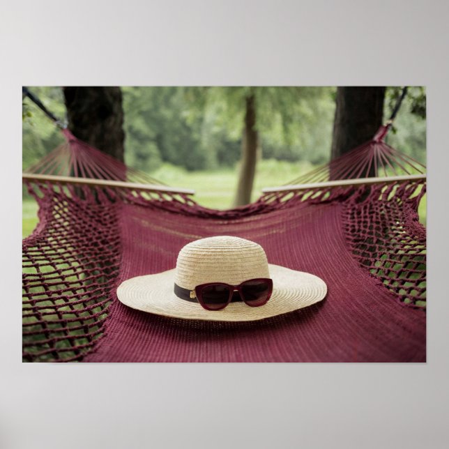 Claret Hammock Yard Digital Foto Poster (Vorne)