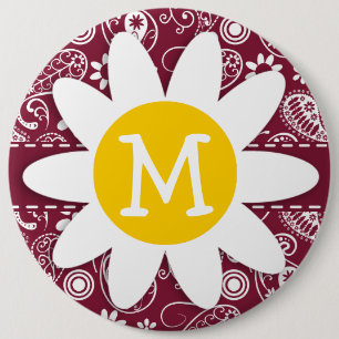 Claret Paisley; Bläserin; Daisy Button
