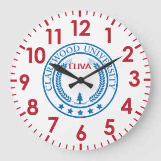 CLAREWOOD HOCHSCHULstellen-SC Große Wanduhr