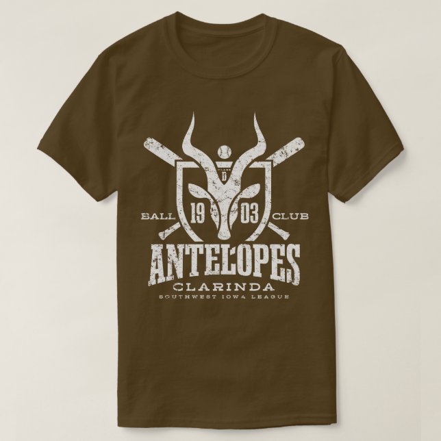 Clarinda Antelopes T-Shirt (Design vorne)