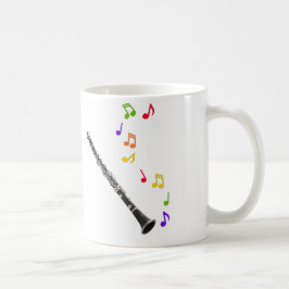Clarinet-bunte Musik-rechte Hand Kaffeetasse