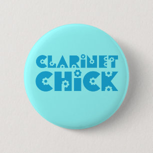 Clarinet Chick Button
