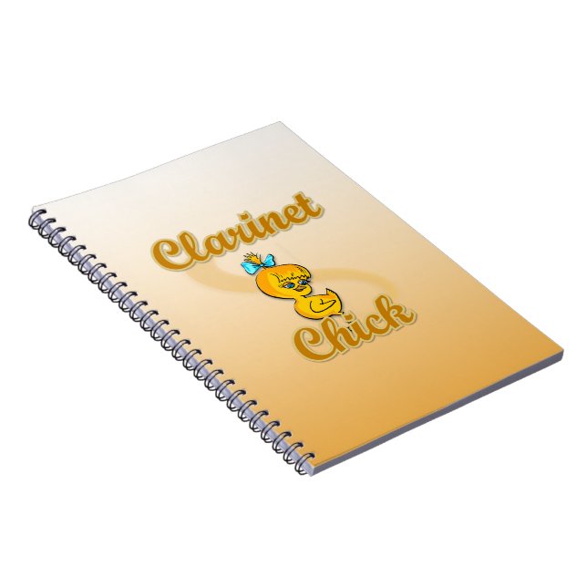 Clarinet Chick Notizblock (Rechte Seite)
