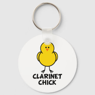 Clarinet Chick Schlüsselanhänger