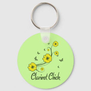 Clarinet Chick Schlüsselanhänger