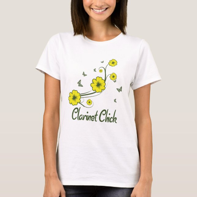 Clarinet Chick T-Shirt (Vorderseite)