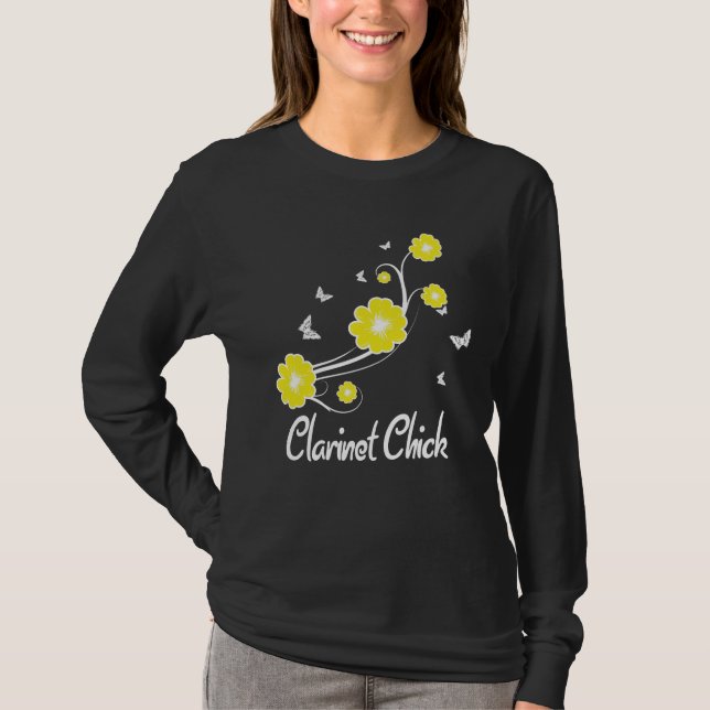 Clarinet Chick T-Shirt (Vorderseite)