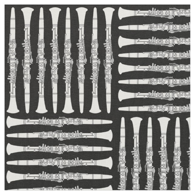 Clarinet Crosshatch Pattern Stoff (Nahaufnahme)