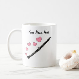 Clarinet Custom Wedding Tasse Clarinetist Musician