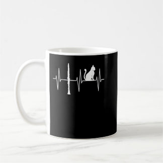 Clarinet Funny Cat Lover Clarinetist Klarinettensp Kaffeetasse