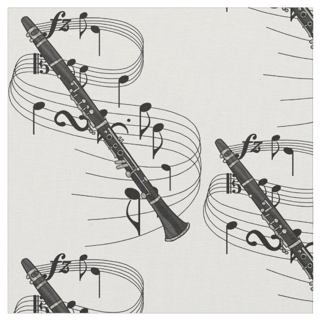 Clarinet-Gewebe Stoff (Nahaufnahme)