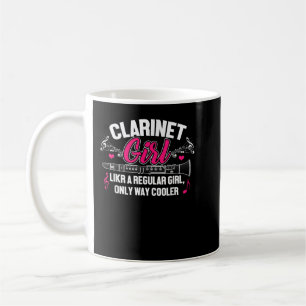 Clarinet Girl Funny Niedlich Marching Band Geschen Kaffeetasse