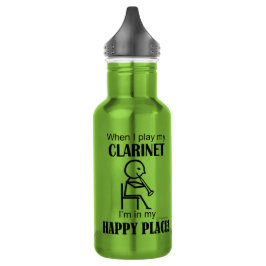 Clarinet Happy Place Edelstahlflasche