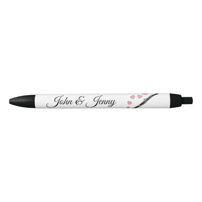 Clarinet Musician Custom Wedding Gefallen Geschenk Kugelschreiber (Vorderseite)