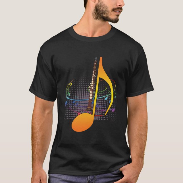 Clarinet musicien Note musicale Sweat - shirt à ca (Devant)