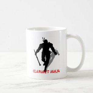 Clarinet Ninja Kaffeetasse