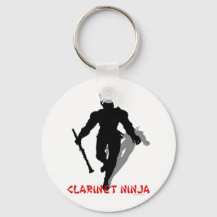 Clarinet Ninja Schlüsselanhänger